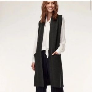 Wilfred Sleeveless Wool Cardigan